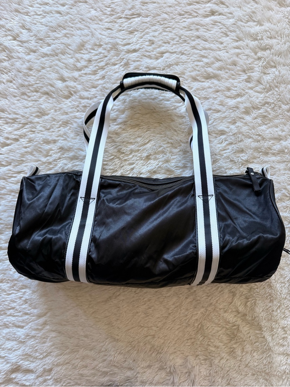 Nike Striped Duffel Bag